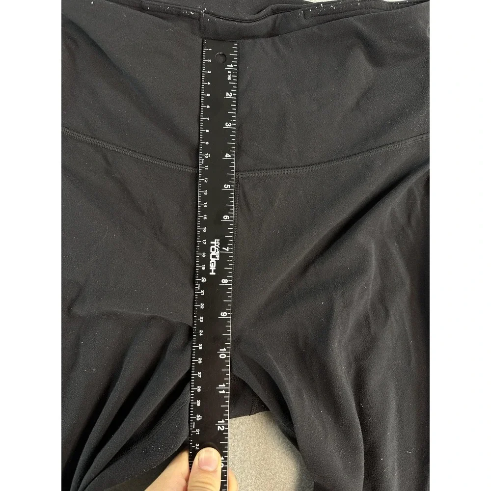 Lululemon Pants Womens 10 Black High Rise Flare Yoga Athletic Stretch LW5FC